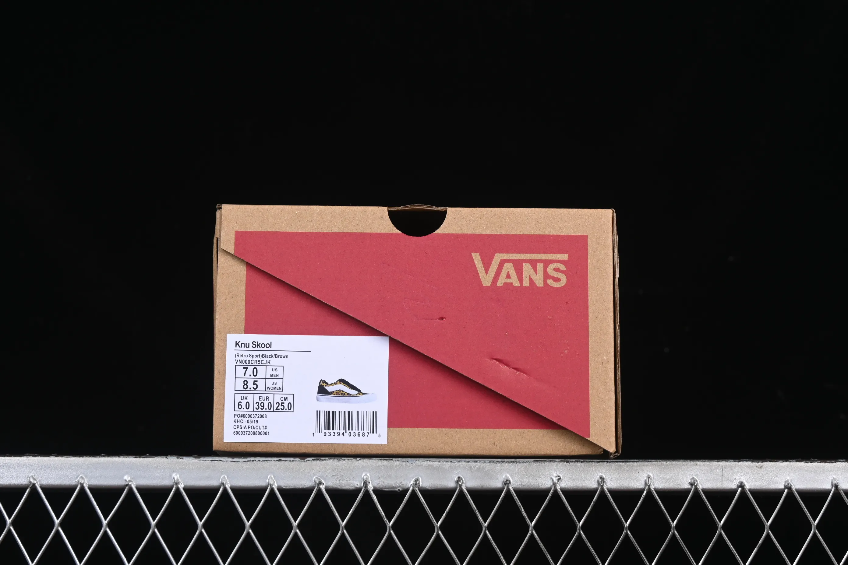 All categories Vans Vans series Vans Low Vans low-top Vans Knu Skool leopard color low-top casual sneakers VN000CR5CJK
